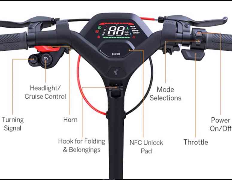 Elektrická koloběžka Segway KickScooter P100 - foto 3