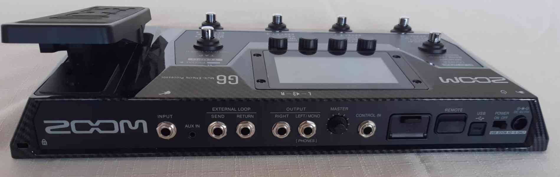 Kytarový multiefekt - ZOOM G6 - foto 3