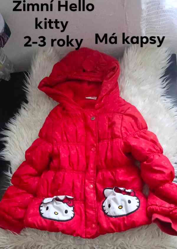 Dívčí zimní bunda Hello kitty 