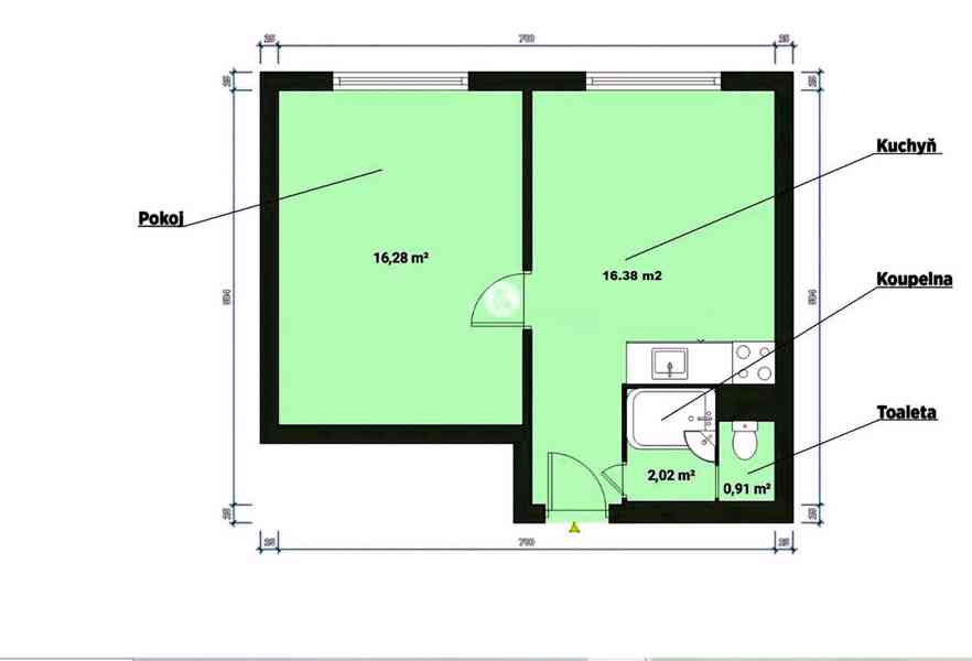 Prodej bytu v Chomutově - foto 2