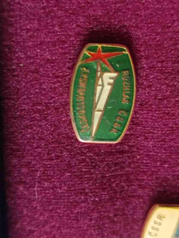 Sada 5 sběratelských odznaků Československý Rozhlas ČSSR  - foto 2