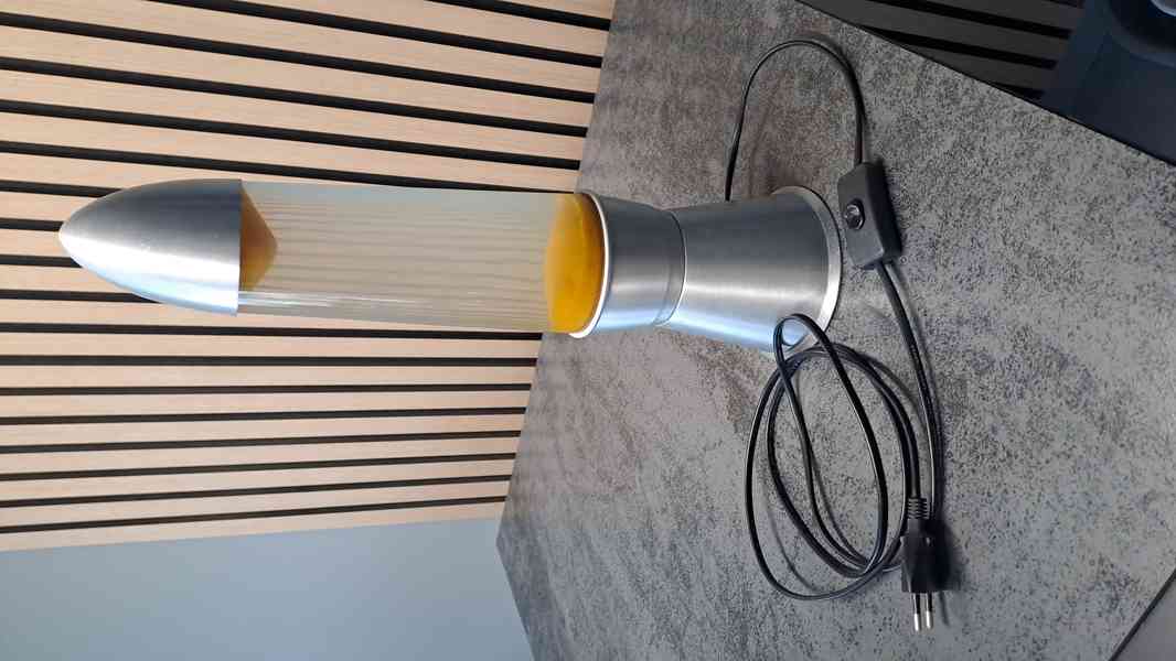 Dekorativní lávová vosková stolní lampa - foto 7