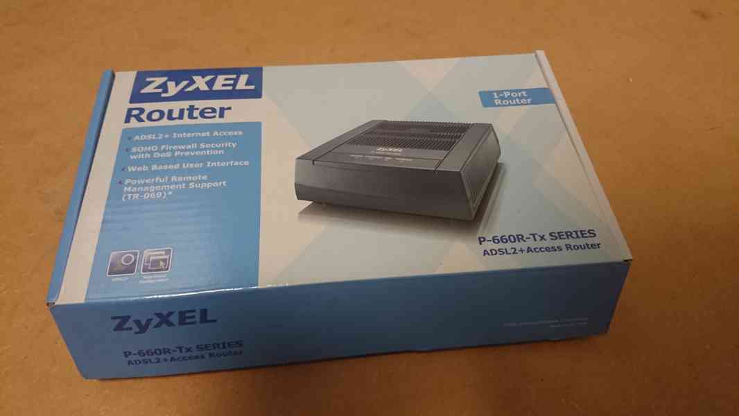 Prodám funkční Acces router ADSL2+ Zyxel P-660R-Tx Series - foto 1
