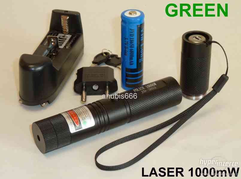 LASER GREEN LINE 1000mW - DOSAH 35Km - foto 2