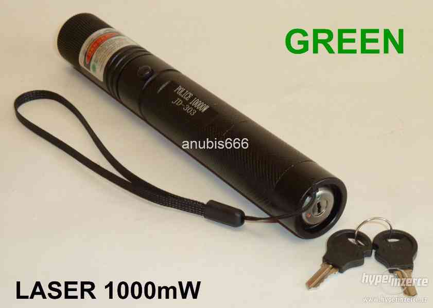 LASER GREEN LINE 1000mW - DOSAH 35Km - foto 3