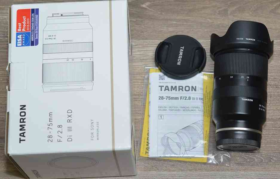 Tamron 28-75mm f/2,8 Di III RXD *Full Fr *E mount - foto 3
