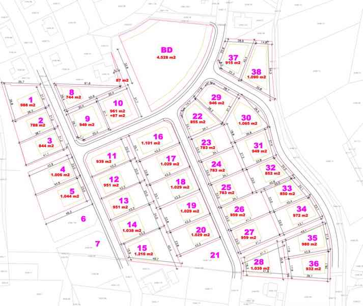 Stavební pozemky pro rodinné domy - Nové Město na Moravě - foto 2