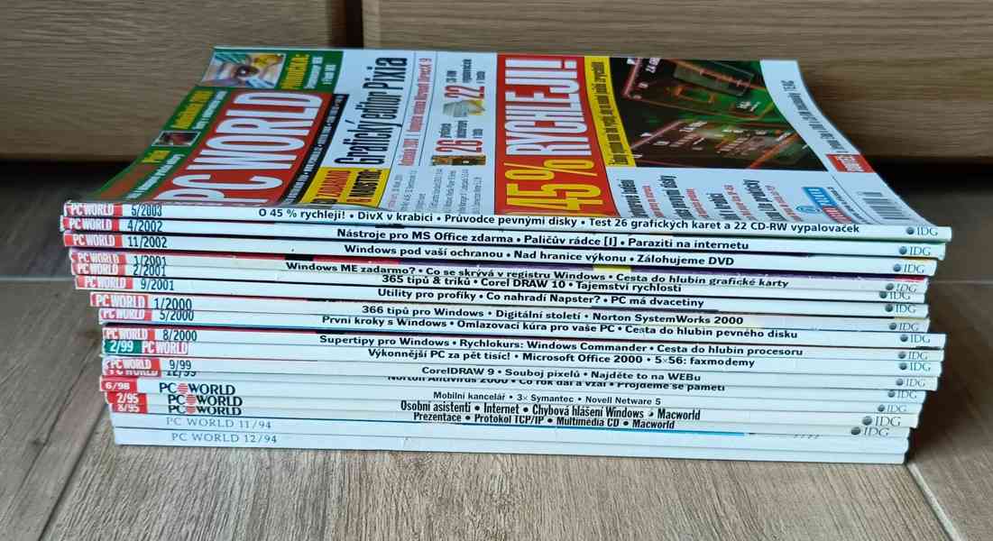 65x časopis PC World – retro ročníky 1993 až 2003 - foto 5