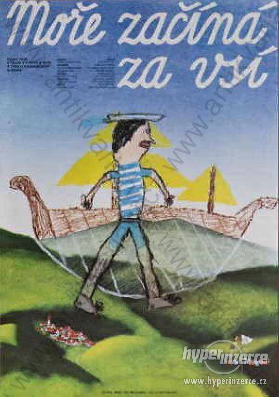 Moře začíná za vsí Pavel Beneš  film. plakát  1988 - foto 1