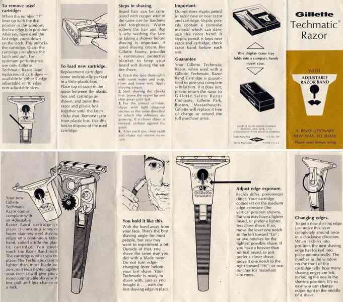 ♦️ GILLETTE ♦️ Techmatic - Razor ♦️ - foto 15