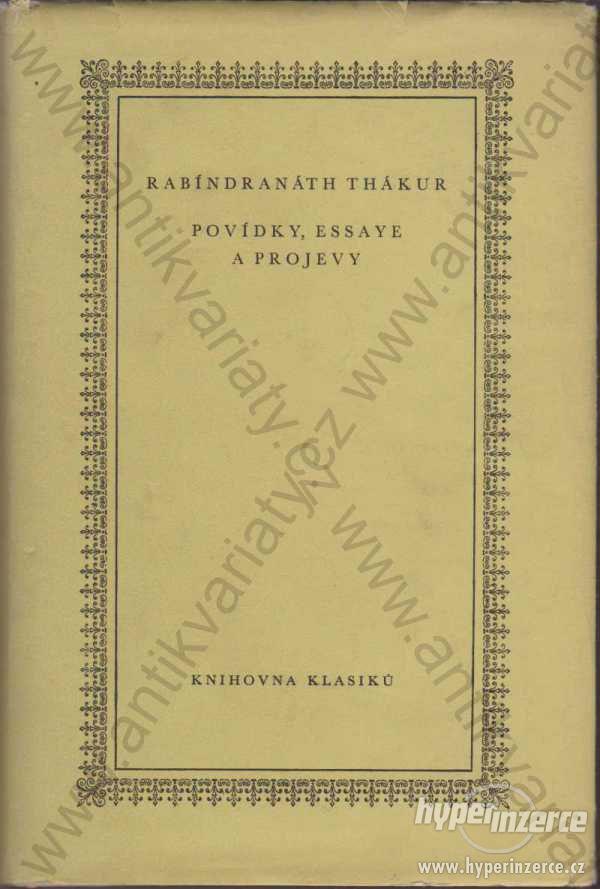 Povídky, essaye a projevy Rabíndranáth Thákur 1960 - foto 1