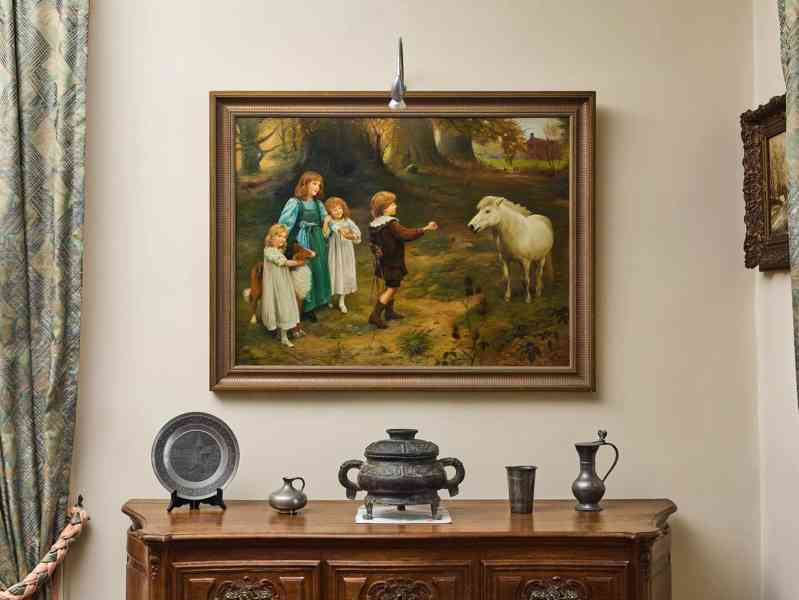 Ochočení poníka – olej na desce  - foto 3