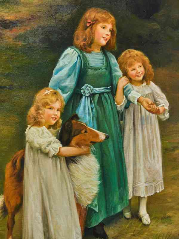 Ochočení poníka – olej na desce  - foto 6