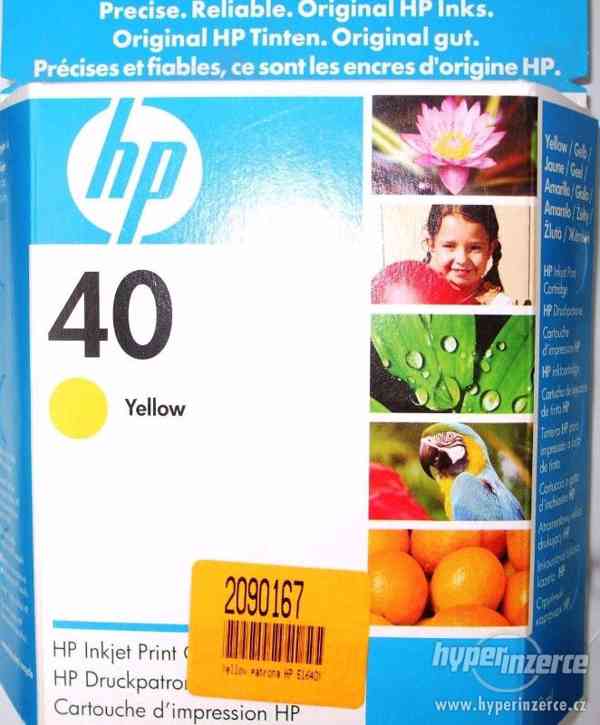 žlutá cartridge do tiskáren HP - foto 1