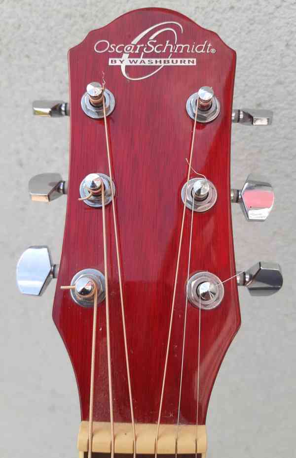 El. akustická kytara - Oscar Schmidt - by Washburn - foto 3