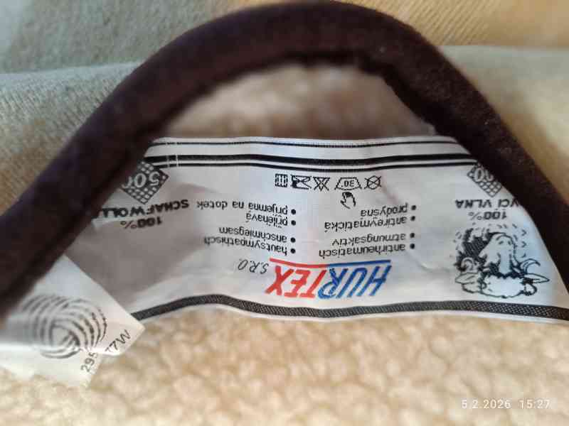  Prodám PŘEHOZ z OVČÍ VLNY, 90 x 190cm - foto 2