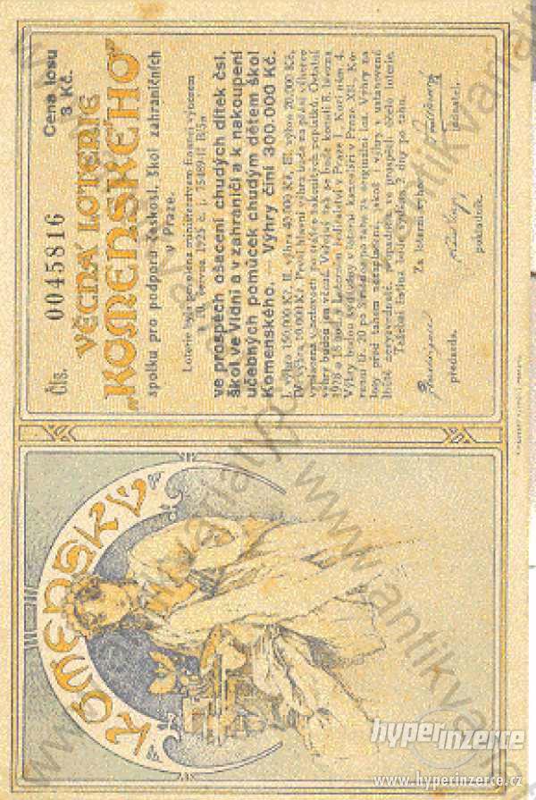 Věcná loterie Alfons Mucha 1925 - foto 1