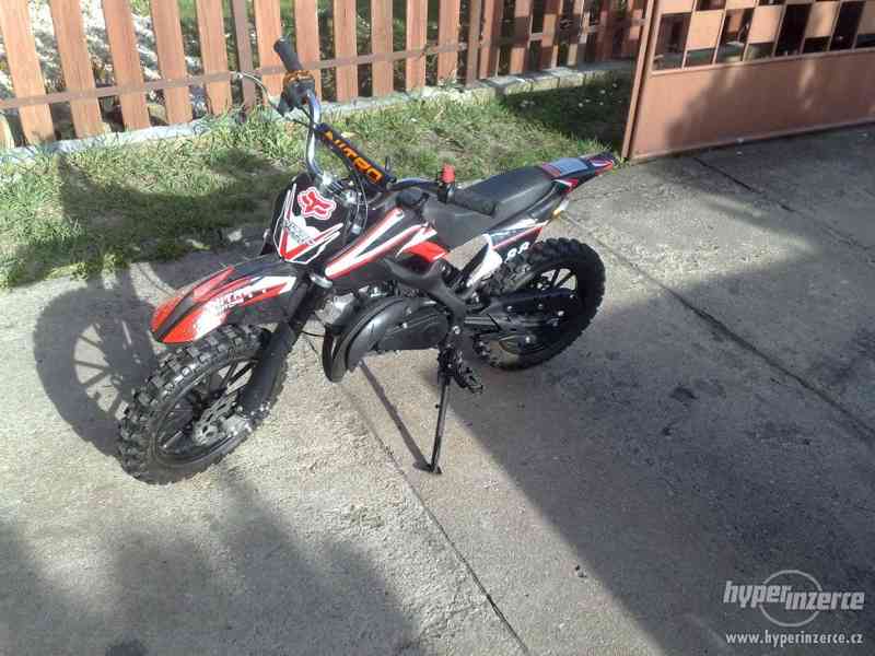dětská motorka minicross KXD 50 (ZAMLUVENO do9.4. 18:00) - foto 3