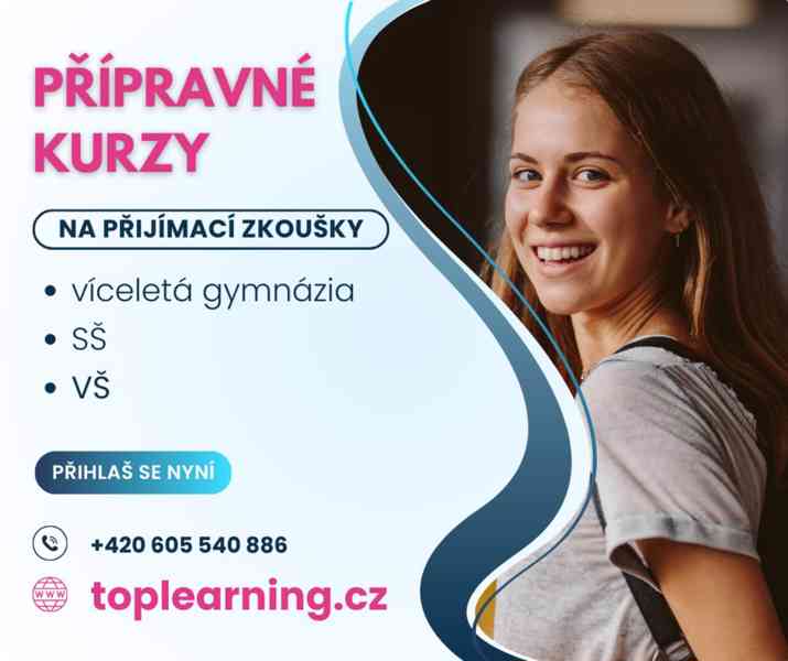 Přípravné kurzy na přijímací zkoušky - prezenčně i online - foto 2