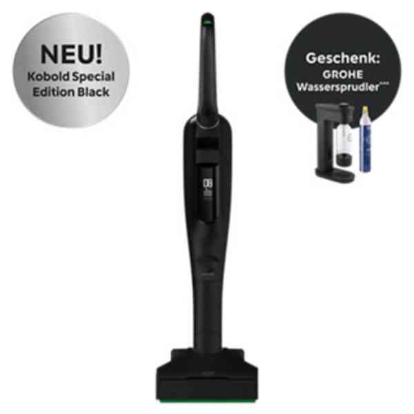 Vysavač Vorwerk Kobold VK7, černý s dávkovačem vody GROHE