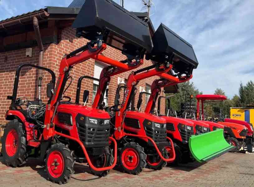 Traktor s čelním nakladačem crona CR254, na SPZ - foto 4
