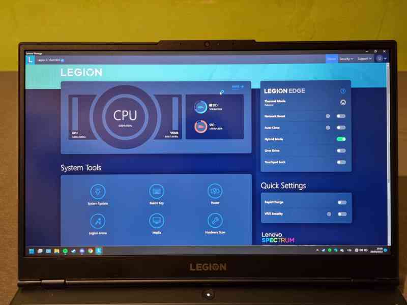 Lenovo Legion 5, Ryzen 7 5800H, 16GB, RTX 3070, 512GB + 2TB - foto 14