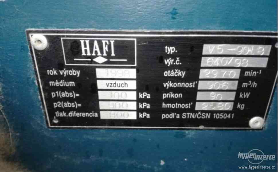 Zánovní šroubový kompresor HAFI V5 90 L08 - foto 4