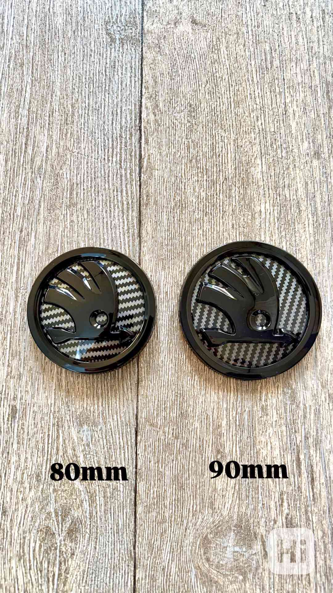 Karbonové logo/znak ŠKODA - foto 1