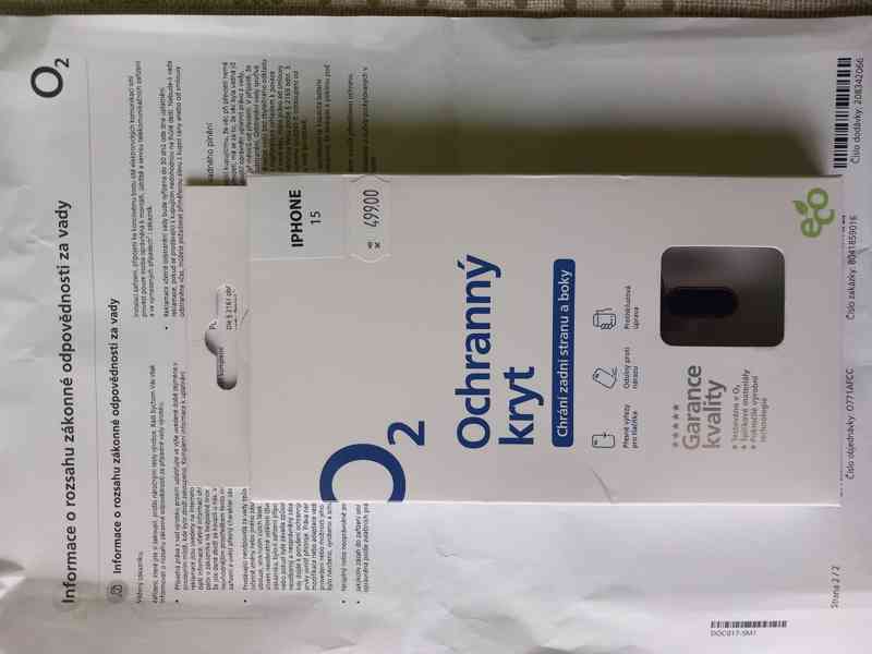 Apple iPhone 15, kryt Iron Eye Magnet, black, o2 - foto 3