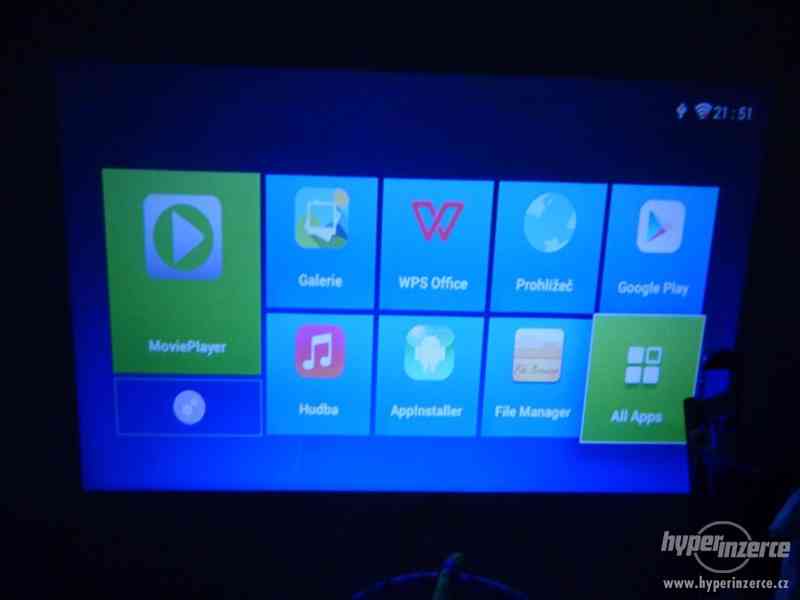 Android LED projektor s Wifi,google play, v češtině - foto 7