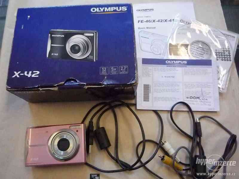 Olympus X 42 - 12MPX, kompl. balení, jako nový - foto 2
