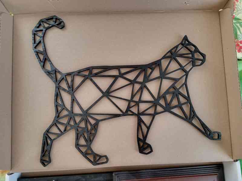 Dekorace Kočka na stěnu - foto 2