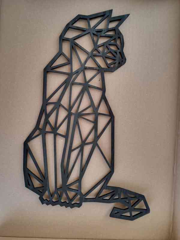 Dekorace Kočka na stěnu - foto 3