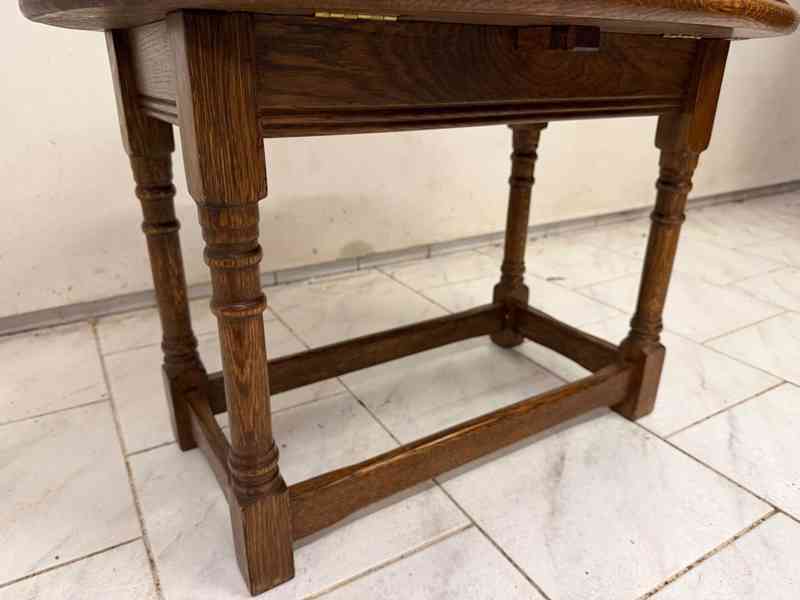 Starožitný rozkládací stolek - foto 4