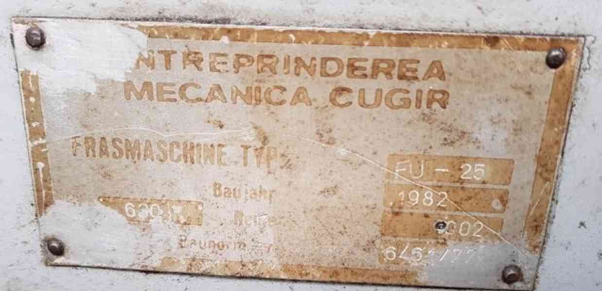 Frézka konzolová FU 25 (2941.)   - foto 11