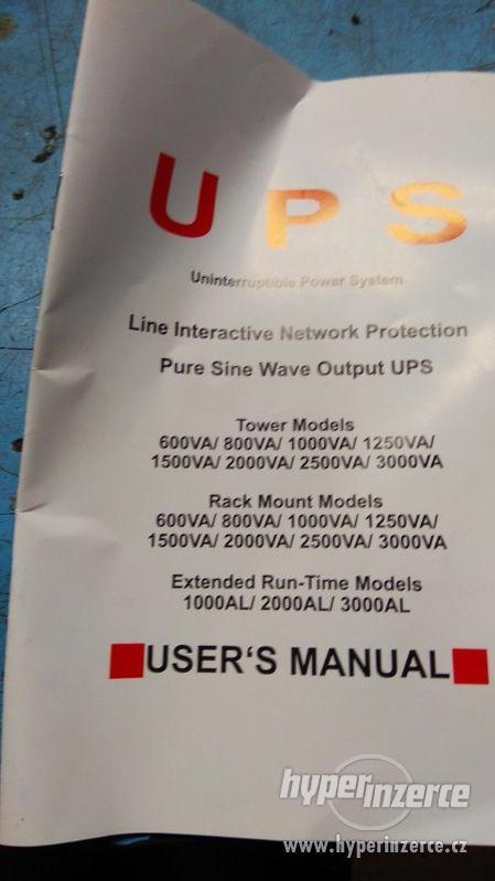 Prodám záložní zdroj UPS 3000VA - foto 4