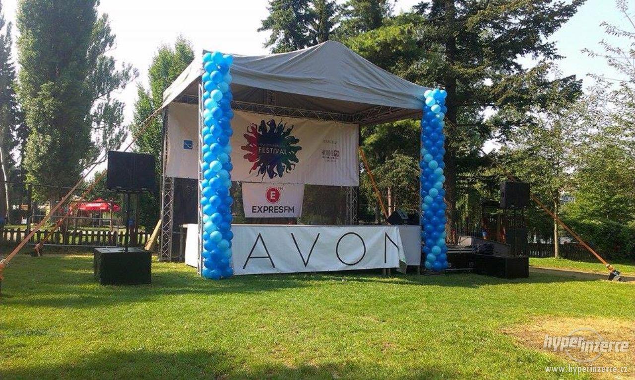 Mobilní pódium, pronájem pódia, mobilní tribuny, pronájem tr bazar