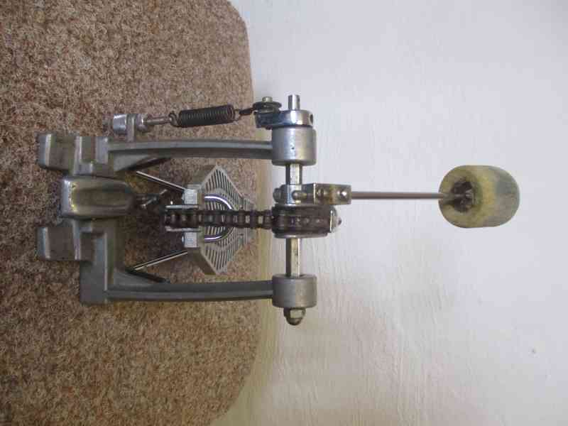 Vintage pedal pro bass drum + Hihat Hat Stand Red Label - foto 3