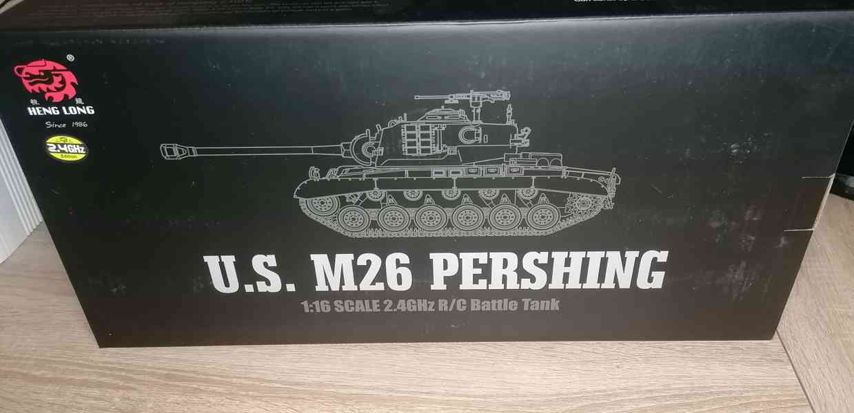 U.S. M26 Pershing, RC tank, 1:16, kovové pásy a převody - foto 7