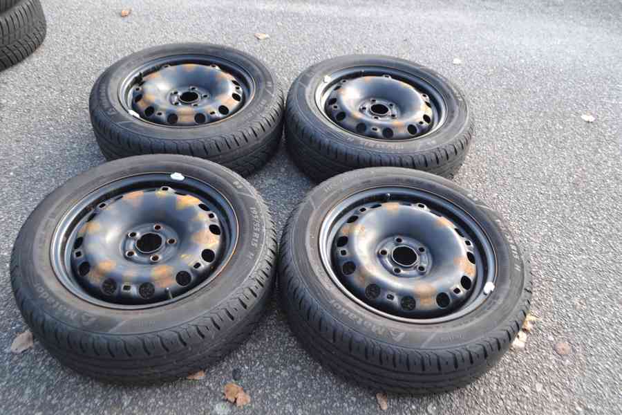 Letní skoro NOVÁ kola Š.Fabia/Roomster/VW Polo-195/55R15. - foto 1