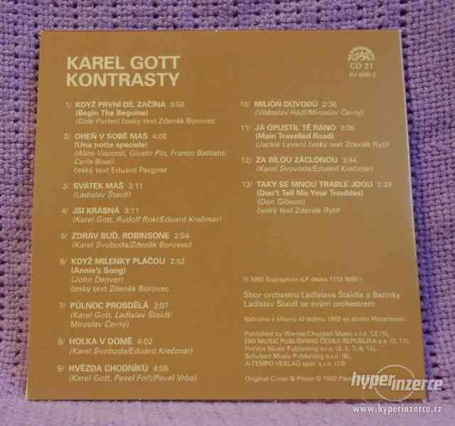 CD Karel Gott - Kontrasty , NOVÉ, Retro vyprodaná edice - foto 2