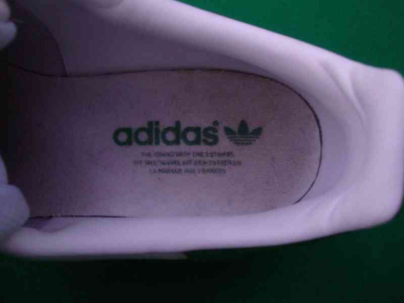 Boty tenisky Adidas bílé STAN SMITH bílé vel.44 pěkný stav - foto 17