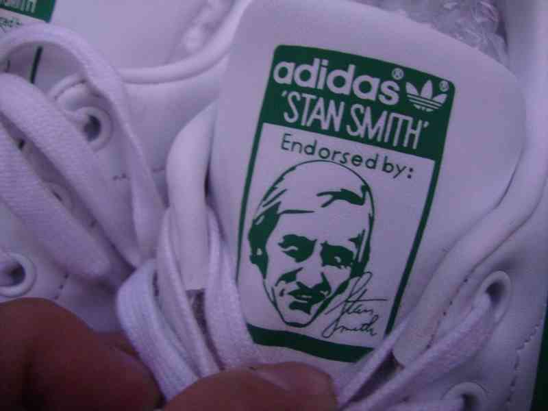 Boty tenisky Adidas bílé STAN SMITH bílé vel.44 pěkný stav - foto 8
