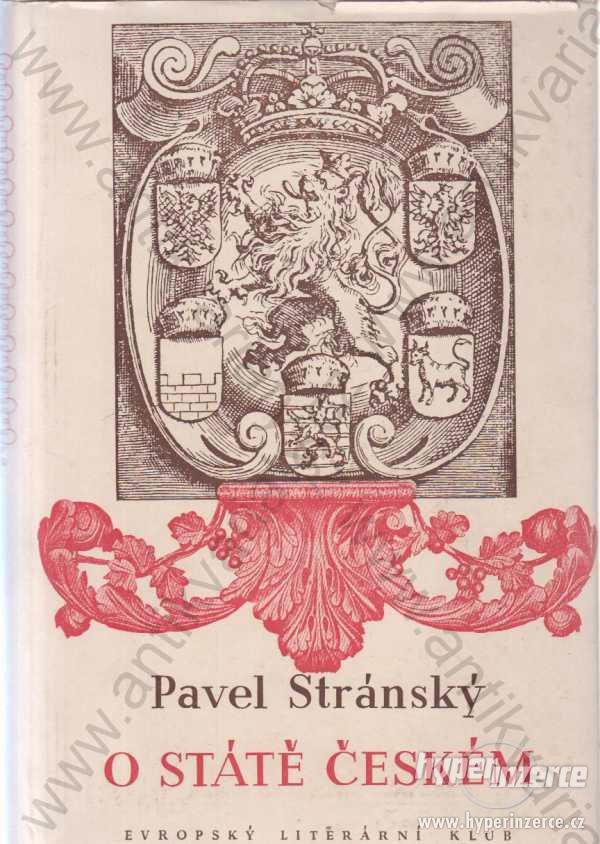 O státě českém Pavel Stránský 1940 - foto 1