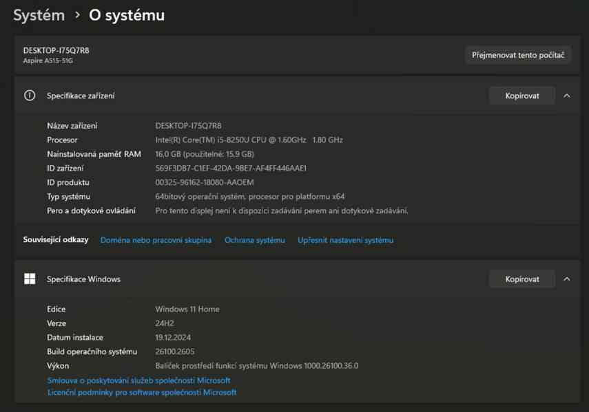 Notebook Acer Aspire A515-51 series - foto 13