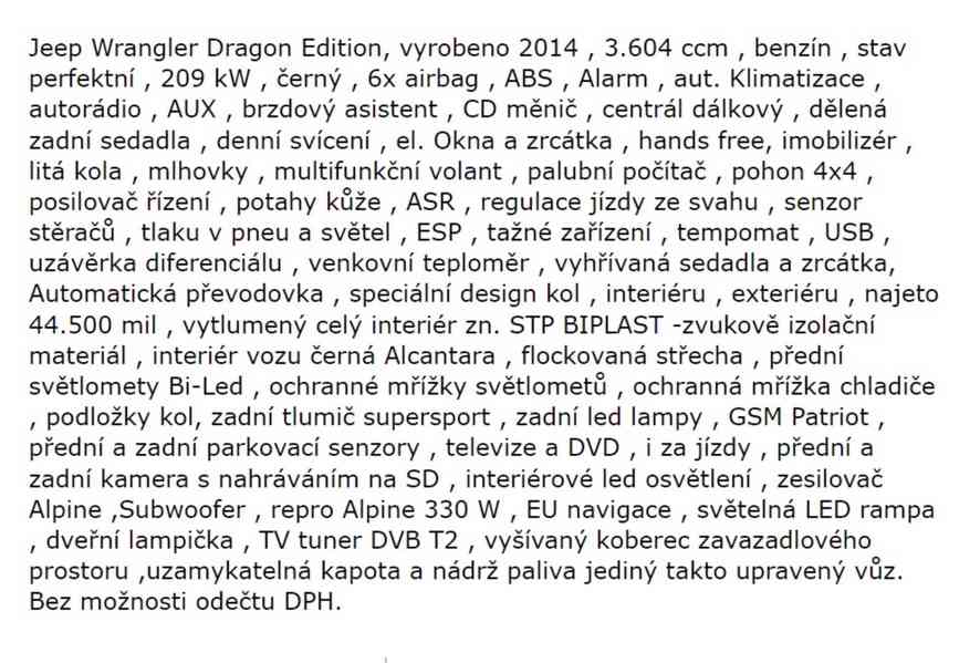 Jeep Wrangler Dragon Edition 2014	 - foto 11