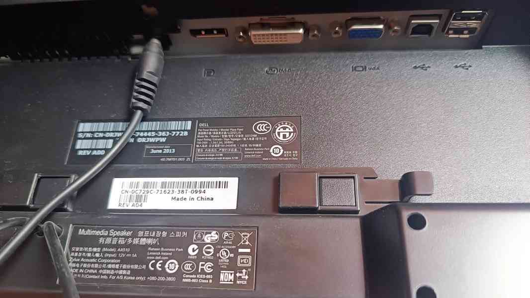 Monitor Dell UltraSharp U2312HM s Dell AX510 Sound Speaker - foto 5