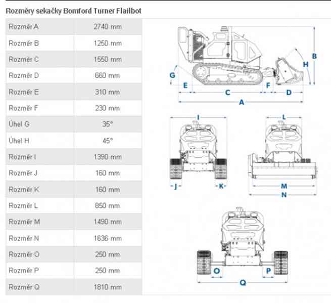 1.5m/1.3t sekačka pás. radio ovl. svah diesel - foto 9